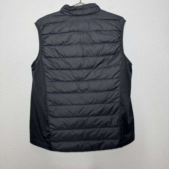 Eddie Bauer Men Vest Large Down 550 Puffer Charcoal Packable Outdoor Hiking - Picture 12 of 12